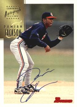1997 Bowman - Certified Autographs Black Ink #CA40 Damian Jackson Front