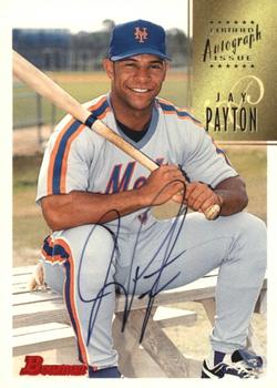 1997 Bowman - Certified Autographs Black Ink #CA61 Jay Payton Front