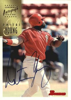1997 Bowman - Certified Autographs Black Ink #CA89 Dmitri Young Front