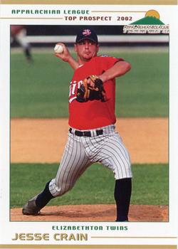 2002 Grandstand Appalachian League Top Prospects #NNO Jesse Crain Front