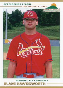 2002 Grandstand Appalachian League Top Prospects #NNO Blake Hawksworth Front