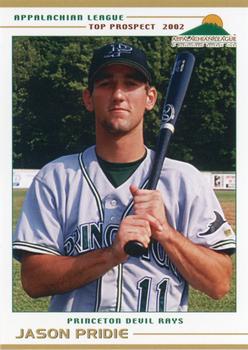 2002 Grandstand Appalachian League Top Prospects #NNO Jason Pridie Front