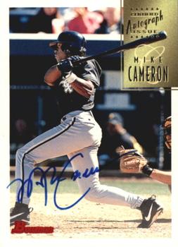 1997 Bowman - Certified Autographs Blue Ink #CA11 Mike Cameron Front