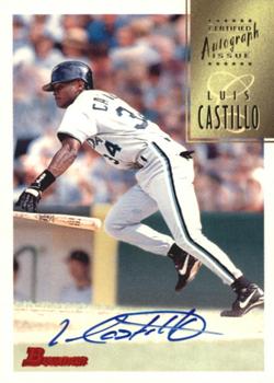 1997 Bowman - Certified Autographs Blue Ink #CA13 Luis Castillo Front