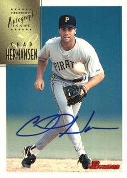 1997 Bowman - Certified Autographs Blue Ink #CA37 Chad Hermansen Front