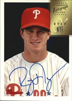 1997 Bowman - Certified Autographs Blue Ink #CA57 Ryan Nye Front