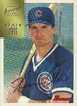 1997 Bowman - Certified Autographs Blue Ink #CA58 Kevin Orie Front