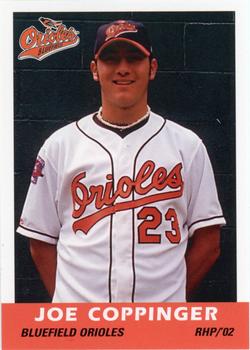 2002 Grandstand Bluefield Orioles #NNO Joe Coppinger Front