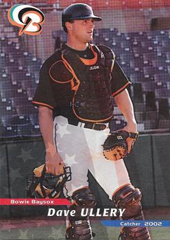 2002 Grandstand Bowie Baysox #NNO Dave Ullery Front