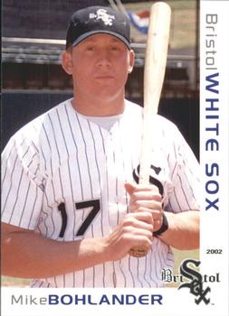 2002 Grandstand Bristol White Sox #17 Michael Bohlander Front