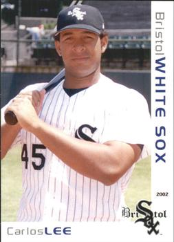 2002 Grandstand Bristol White Sox #45 Carlos Lee Front