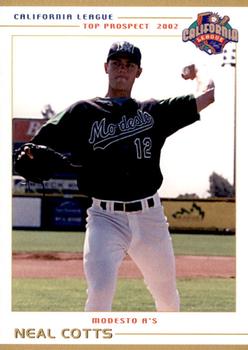 2002 Grandstand California League Top Prospects #NNO Neal Cotts Front