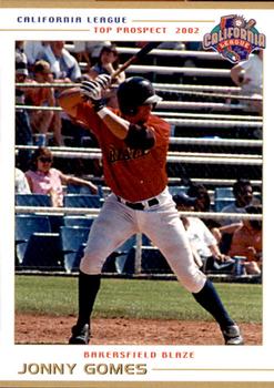 2002 Grandstand California League Top Prospects #NNO Jonny Gomes Front