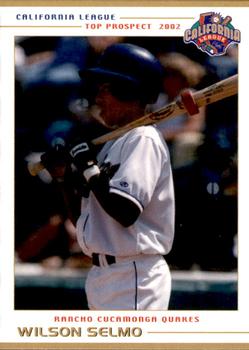2002 Grandstand California League Top Prospects #NNO Wilson Selmo Front