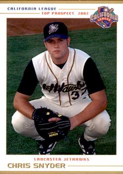 2002 Grandstand California League Top Prospects #NNO Chris Snyder Front