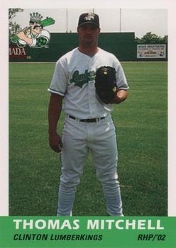 2002 Grandstand Clinton LumberKings #NNO Thomas Mitchell Front