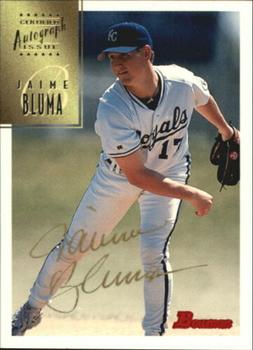 1997 Bowman - Certified Autographs Gold Ink #CA7 Jaime Bluma Front