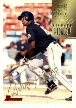 1997 Bowman - Certified Autographs Gold Ink #CA38 Richard Hidalgo Front