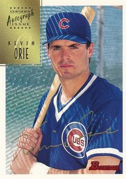 1997 Bowman - Certified Autographs Gold Ink #CA58 Kevin Orie Front