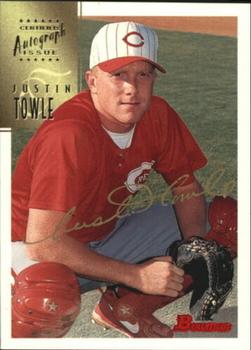 1997 Bowman - Certified Autographs Gold Ink #CA80 Justin Towle Front