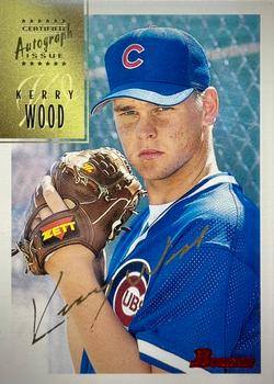 1997 Bowman - Certified Autographs Gold Ink #CA86 Kerry Wood Front