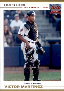 2002 Grandstand Eastern League Top Prospects #NNO Victor Martinez Front