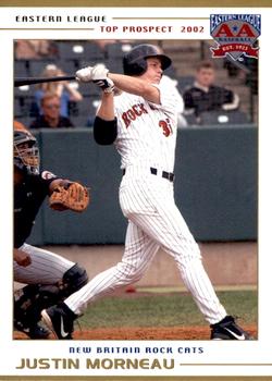 2002 Grandstand Eastern League Top Prospects #NNO Justin Morneau Front