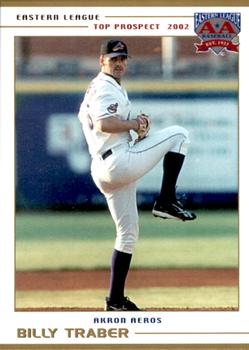 2002 Grandstand Eastern League Top Prospects #NNO Billy Traber Front