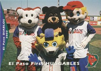2002 Grandstand El Paso Diablos #NNO El Paso First Huggables Front