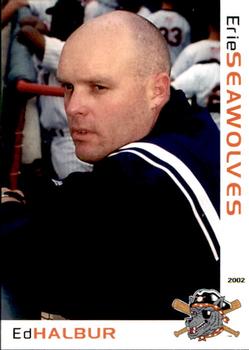 2002 Grandstand Erie SeaWolves #NNO Ed Halbur Front