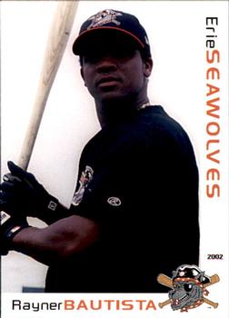 2002 Grandstand Erie SeaWolves #NNO Rayner Bautista Front