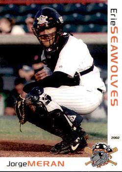 2002 Grandstand Erie SeaWolves #NNO Jorge Meran Front