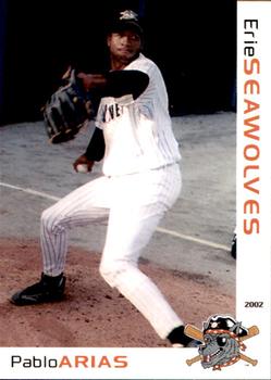 2002 Grandstand Erie SeaWolves #NNO Pablo Arias Front
