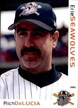 2002 Grandstand Erie SeaWolves #NNO Rich DeLucia Front