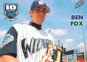 2002 Grandstand Fort Wayne Wizards #11 Ben Fox Front