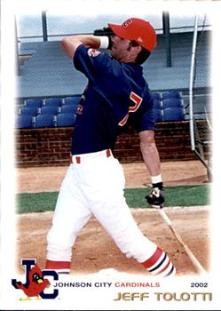 2002 Grandstand Johnson City Cardinals #7 Jeff Tolotti Front