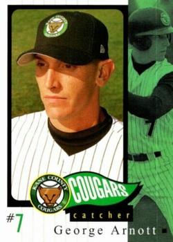 2002 Grandstand Kane County Cougars #3 George Arnott Front