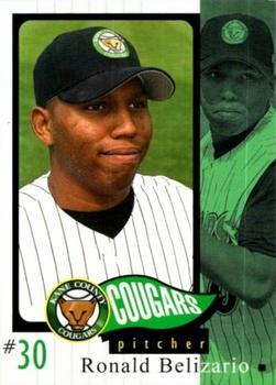 2002 Grandstand Kane County Cougars #7 Ronald Belisario Front