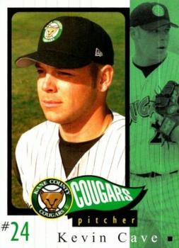 2002 Grandstand Kane County Cougars #9 Kevin Cave Front