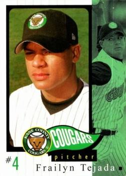 2002 Grandstand Kane County Cougars #24 Frailyn Tejada Front