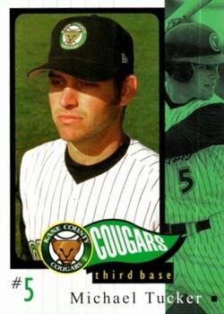 2002 Grandstand Kane County Cougars #25 Michael Tucker Front