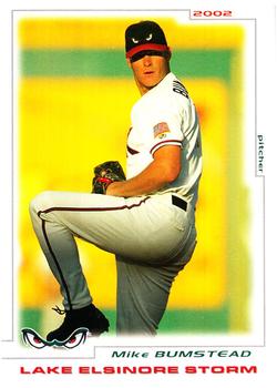 2002 Grandstand Lake Elsinore Storm #4 Mike Bumstead Front