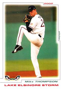 2002 Grandstand Lake Elsinore Storm #30 Mike Thompson Front