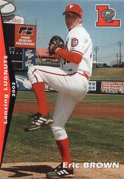 2002 Grandstand Lansing Lugnuts #NNO Eric Brown Front
