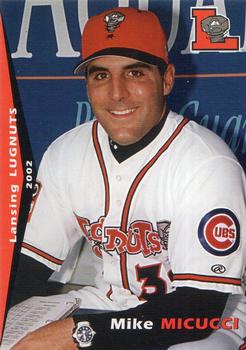 2002 Grandstand Lansing Lugnuts #NNO Mike Micucci Front