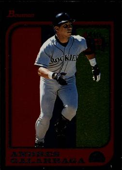 1997 Bowman - International #59 Andres Galarraga Front