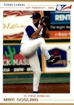 2002 Grandstand Texas League Top Prospects #NNO Mike Gosling Front