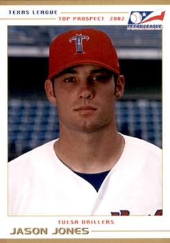 2002 Grandstand Texas League Top Prospects #NNO Jason Jones Front