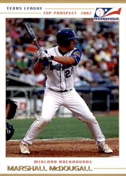 2002 Grandstand Texas League Top Prospects #NNO Marshall McDougall Front