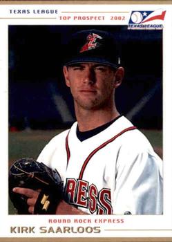 2002 Grandstand Texas League Top Prospects #NNO Kirk Saarloos Front